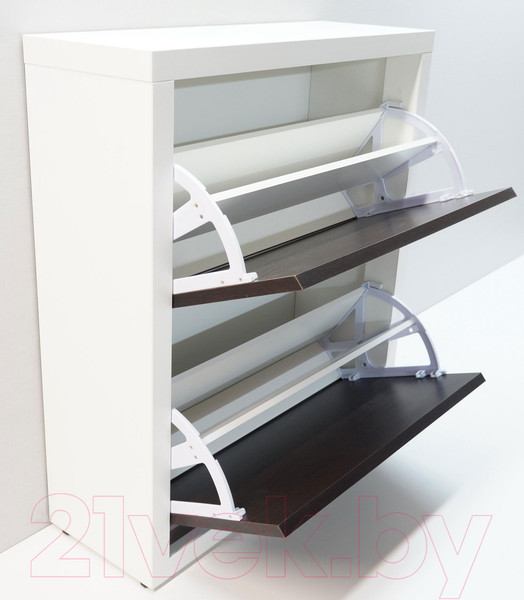 Изображение товара Тумба для обуви Элана 2.70 (белый/венге магия)