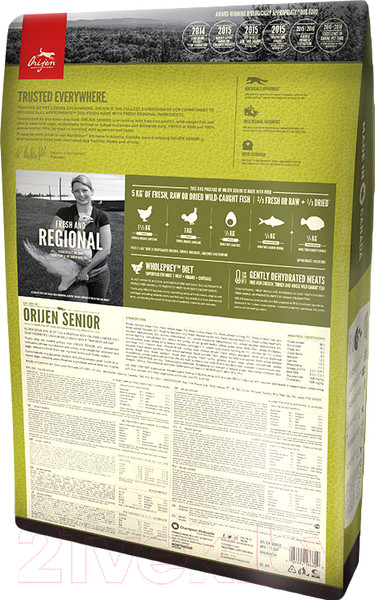 Изображение товара Сухой корм для собак Orijen Senior Dog (11.4кг)