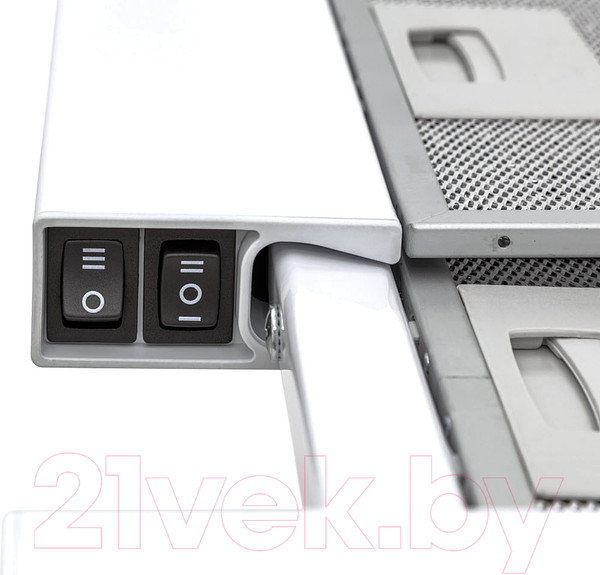 Изображение товара Вытяжка телескопическая Krona Kamilla Slim 600 2m / 00020958 (белый)