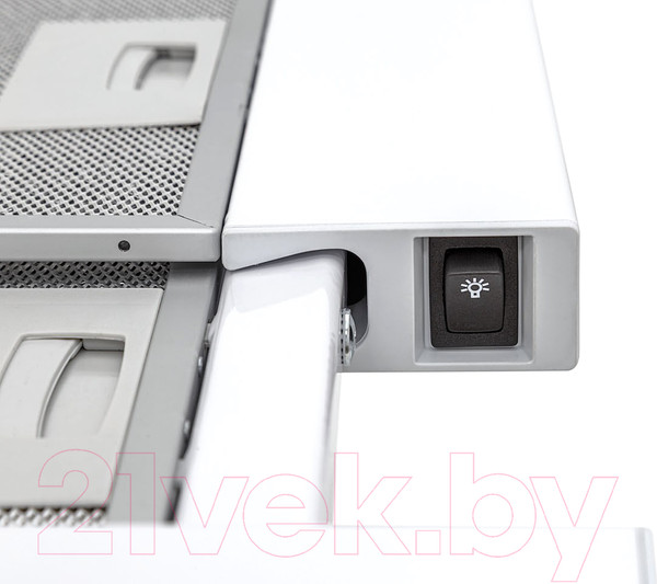 Изображение товара Вытяжка телескопическая Krona Kamilla Slim 600 2m / 00020958 (белый)