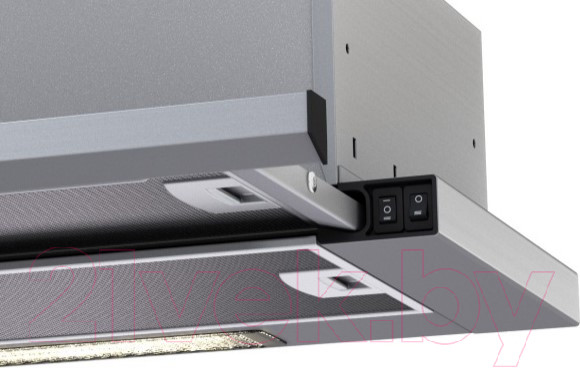 Изображение товара Вытяжка телескопическая Krona Kamilla Slim 600 2m / 00020956 (нержавеющая сталь)