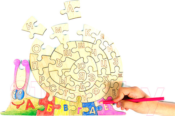 Изображение товара Пазл Woody Умная улитка / 00112