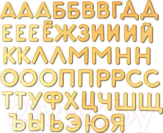 Изображение товара Касса букв/цифр Woody Буквы на магнитах / 00211