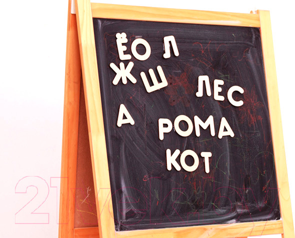 Изображение товара Касса букв/цифр Woody Буквы на магнитах / 00211