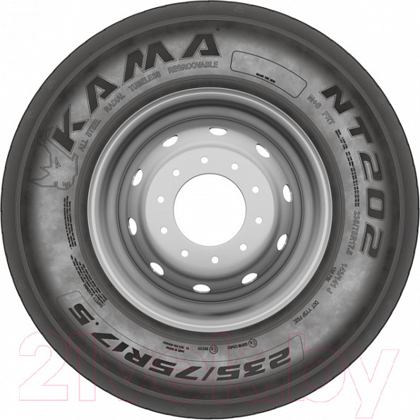 Изображение товара Грузовая шина KAMA NT 202 385/65R22.5 160K M+S Прицепная