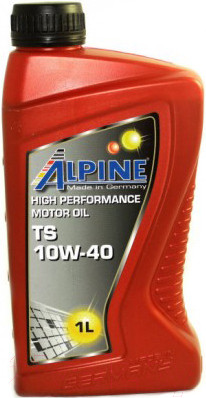 Изображение товара Моторное масло ALPINE TS 10W40 / 0100081 (1л)