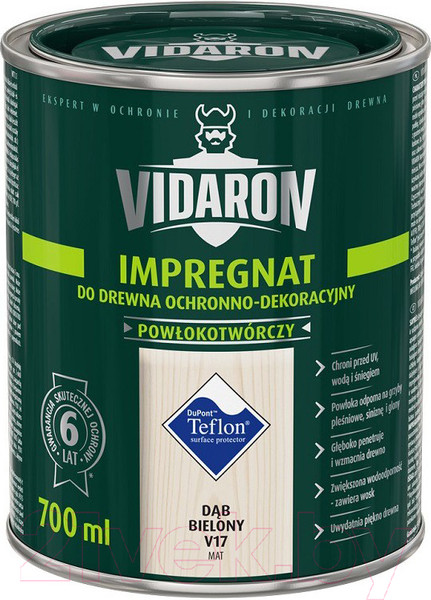 Изображение товара Защитно-декоративный состав Vidaron Impregnant V17 Дуб Беленый (700мл)