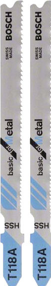 Изображение товара Набор пильных полотен Bosch T 118 A HSS (2.609.256.729)