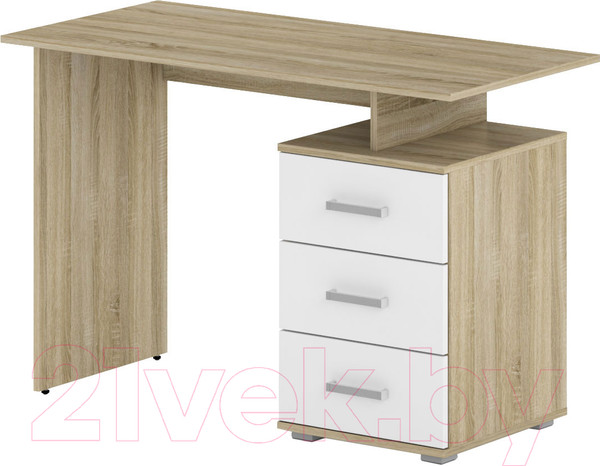 Изображение товара Письменный стол Славянская столица Д-СП1 (дуб сонома/белый)