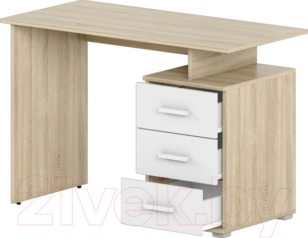 Изображение товара Письменный стол Славянская столица Д-СП1 (дуб сонома/белый)