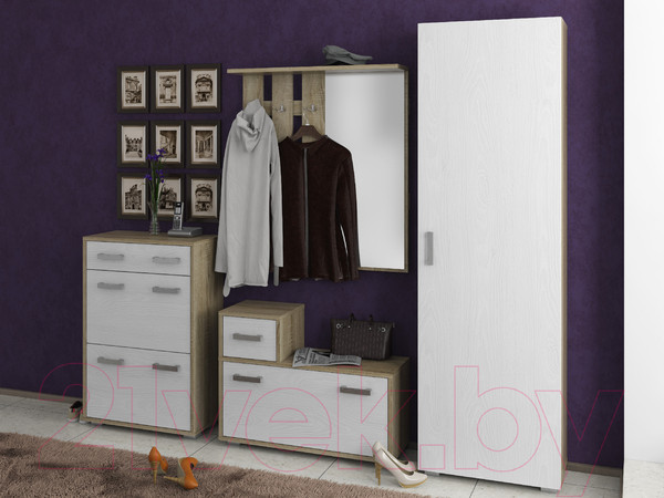 Изображение товара Вешалка для одежды Славянская столица Д-В1 (дуб сонома)