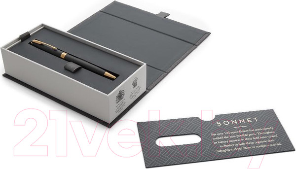 Изображение товара Ручка шариковая имиджевая Parker Sonnet Core Matte Black GT M 1931519