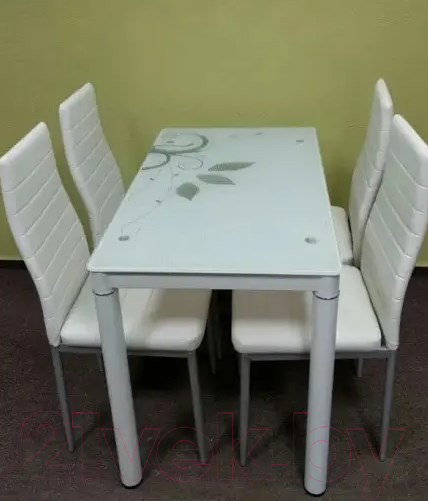 Изображение товара Обеденный стол Signal Damar 80x60 (белый)