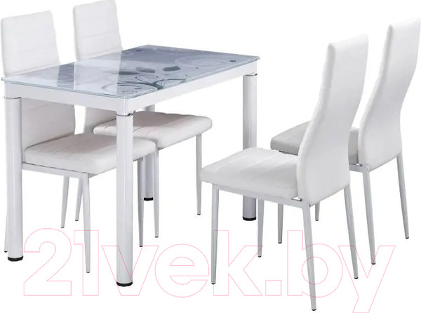 Изображение товара Обеденный стол Signal Damar 80x60 (белый)
