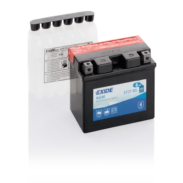 Изображение товара Мотоаккумулятор Exide Bike Maintenance Free ETZ7-BS (6 А/ч)