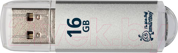 Изображение товара USB flash накопитель SmartBuy V-Cut Series Silver 16Gb (SB16GBVC-S)