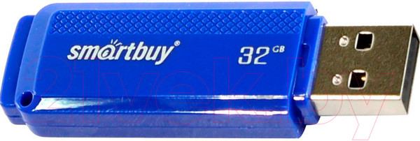 Изображение товара USB flash накопитель SmartBuy Dock Blue 32Gb (SB32GBDK-B)