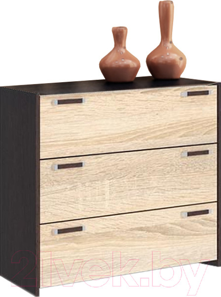 Изображение товара Комод Евва Венеция Т.03 (венге/дуб сонома)
