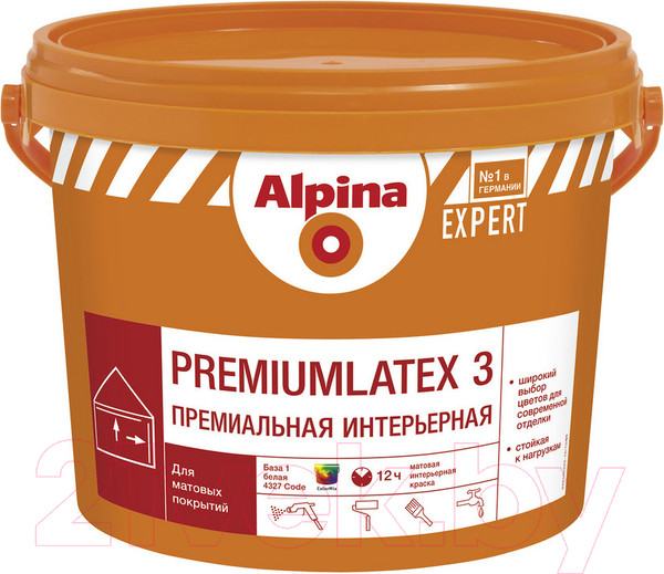 Изображение товара Краска Alpina Expert Premiumlatex 3. База 1 (10л)