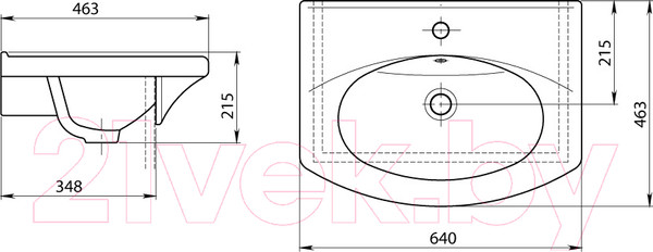 Изображение товара Умывальник Santeri Новая Грань 131207S0011B0