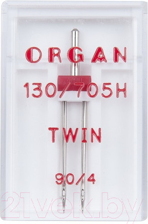 Изображение товара Набор игл для бытовой швейной машины Organ 1-90/4 (двойные)