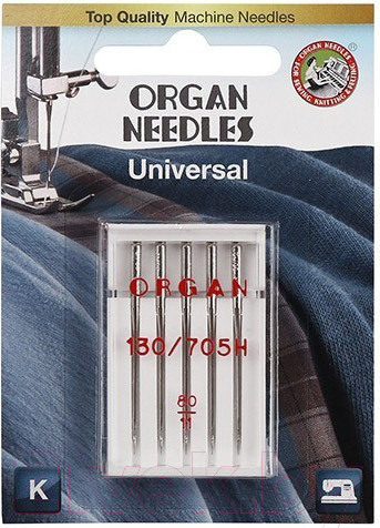 Изображение товара Набор игл для бытовой швейной машины Organ 5/90 (универсальные)
