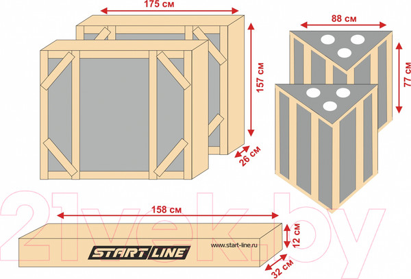 Изображение товара Теннисный стол Start Line City Power Outdoor 60-716