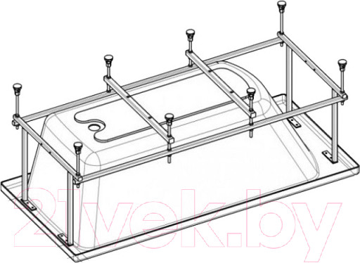 Изображение товара Каркас Roca Easy 170x75 (ZRU9302900)