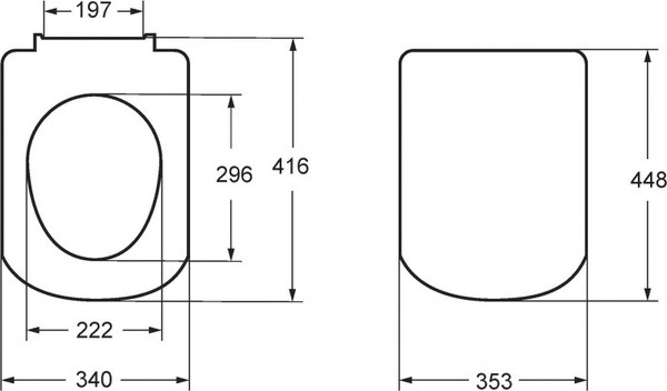 Изображение товара Сиденье для унитаза Roca Dama Senso ZRU9000040 (дюропласт)