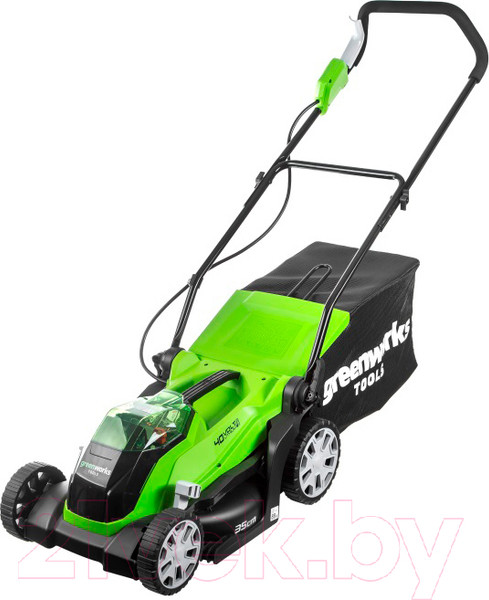 Изображение товара Газонокосилка аккумуляторная Greenworks G40LM35K2 40V 35см / 2501907UA (c АКБ 2Ач и ЗУ)