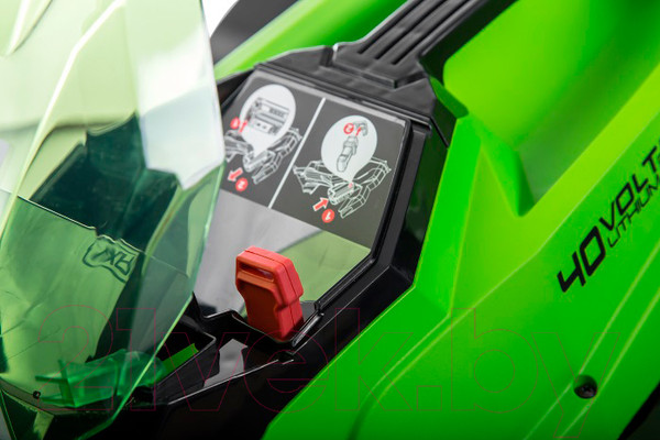 Изображение товара Газонокосилка аккумуляторная Greenworks G40LM35K2 40V 35см / 2501907UA (c АКБ 2Ач и ЗУ)