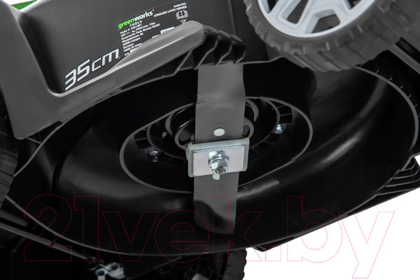 Изображение товара Газонокосилка аккумуляторная Greenworks G40LM35K2 40V 35см / 2501907UA (c АКБ 2Ач и ЗУ)