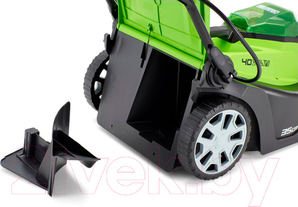 Изображение товара Газонокосилка аккумуляторная Greenworks G40LM35K2 40V 35см / 2501907UA (c АКБ 2Ач и ЗУ)