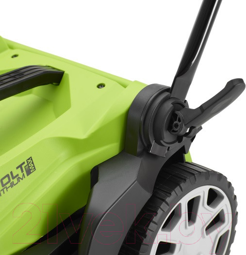 Изображение товара Газонокосилка аккумуляторная Greenworks G40LM35K2 40V 35см / 2501907UA (c АКБ 2Ач и ЗУ)