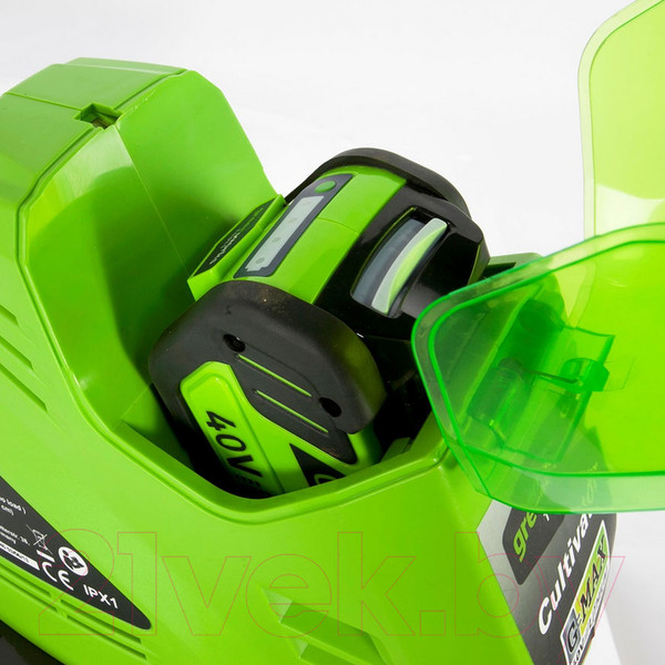 Изображение товара Миникультиватор аккумуляторный Greenworks G40TL (27087)