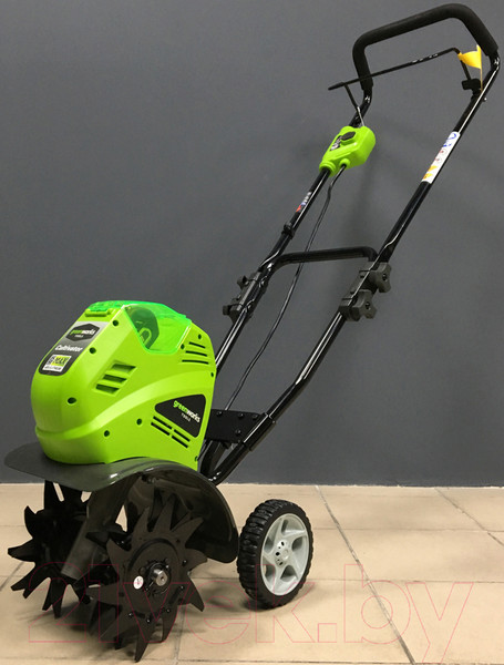 Изображение товара Миникультиватор аккумуляторный Greenworks G40TL (27087)