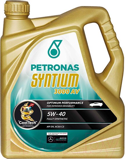 Изображение товара Моторное масло Petronas Syntium 3000 AV 5W40 70179M12EU/18285019 (5л)