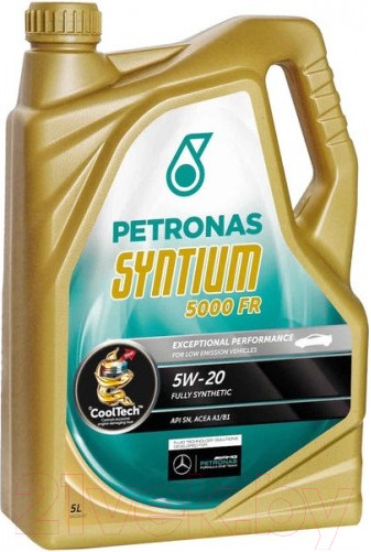Изображение товара Моторное масло Petronas Syntium 5000 FR 5W20 70265M12EU / 18375019 (5л)