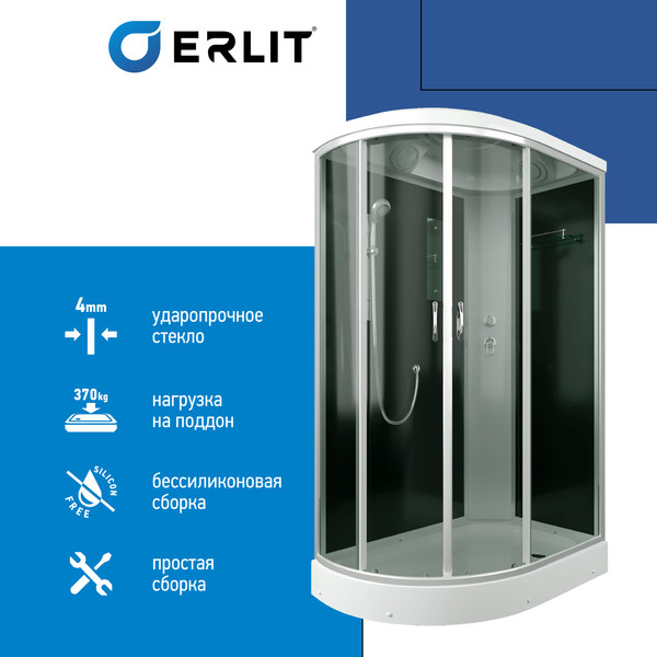 Изображение товара Душевая кабина Erlit ER3512PR-C4-RUS