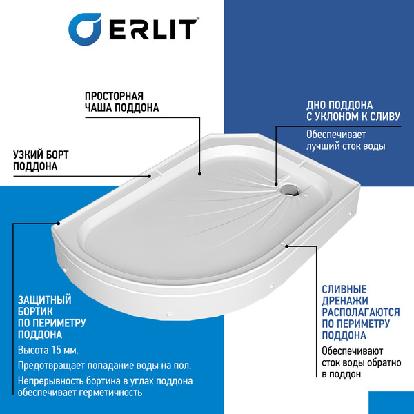 Изображение товара Душевая кабина Erlit ER3512PR-C4-RUS