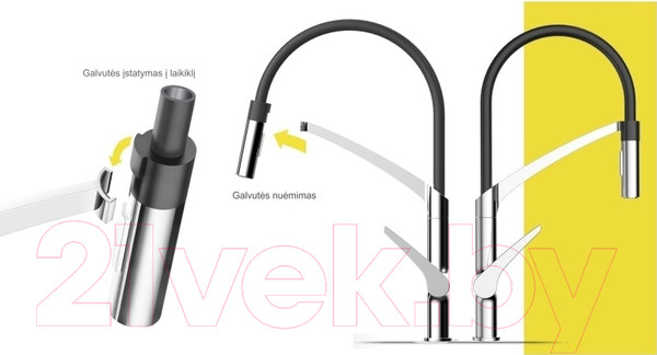 Изображение товара Смеситель Rubineta Ultima-50