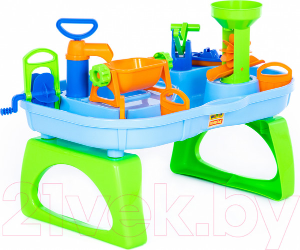 Изображение товара Развивающий игровой стол Полесье Водный мир №4 / 40909 (в коробке)