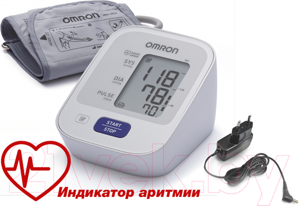 Изображение товара Тонометр Omron M2 Basic (HEM-7121-ARU) + адаптер