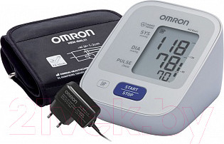 Изображение товара Тонометр Omron M2 Basic (HEM-7121-ALRU) +  адаптер, универсальная манжета
