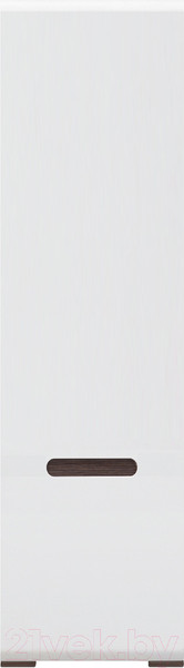 Изображение товара Шкаф-пенал Black Red White Azteca S205-SZF1D/21/6 (белый/белый блеск)