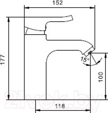 Изображение товара Смеситель Ledeme L1034