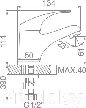 Изображение товара Смеситель Ledeme L1036