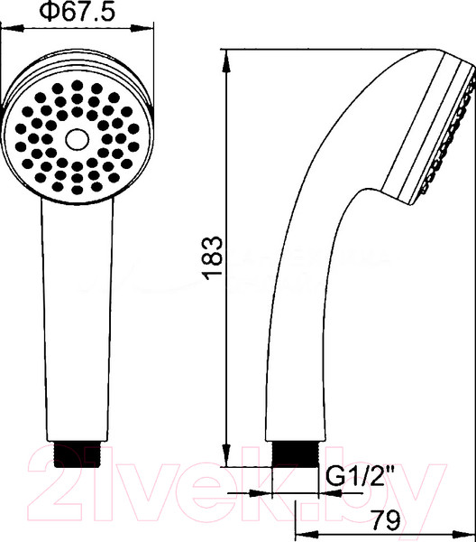 Изображение товара Смеситель Ledeme L2102-B