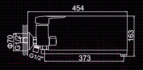 Изображение товара Смеситель Ledeme L2204