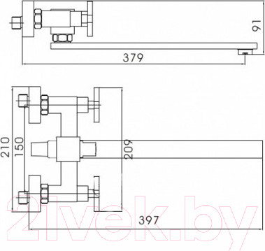 Изображение товара Смеситель Ledeme L2584